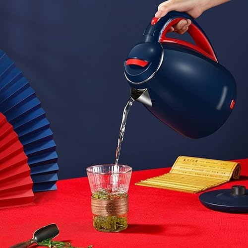 OLOTU Hervidor de agua eléctrico de 18 L609 onzas hervidor aislado hervidor de té de estructura de doble pared caldera de agua caliente fácil de