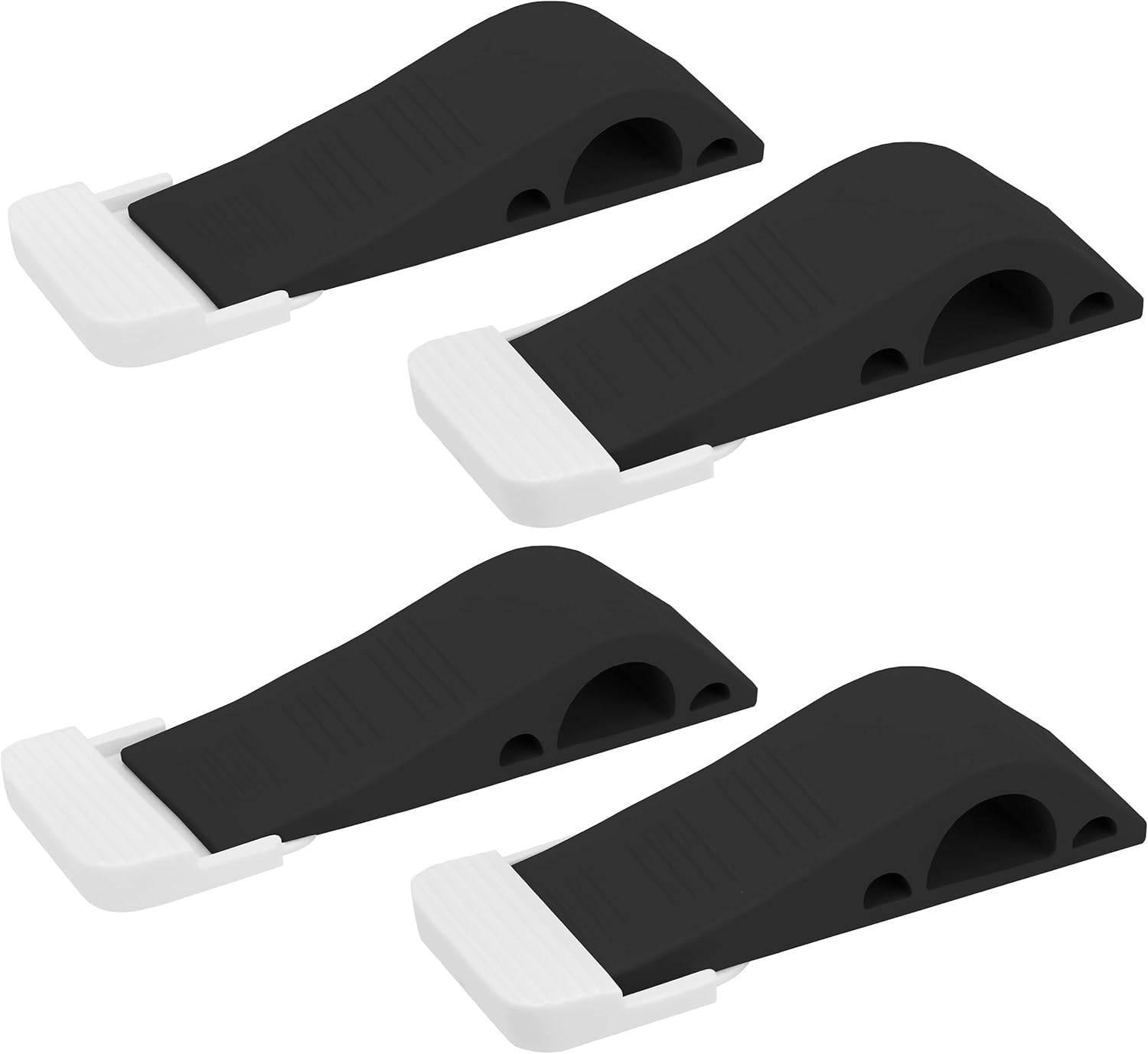 Wundermax Door Stoppers Pack of 4 Rubber Door Wedge for
