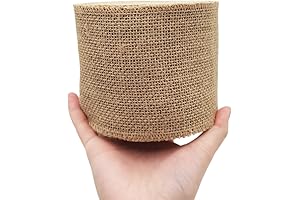 Natural Brown Burlap Fabric Roll for Craft Projects