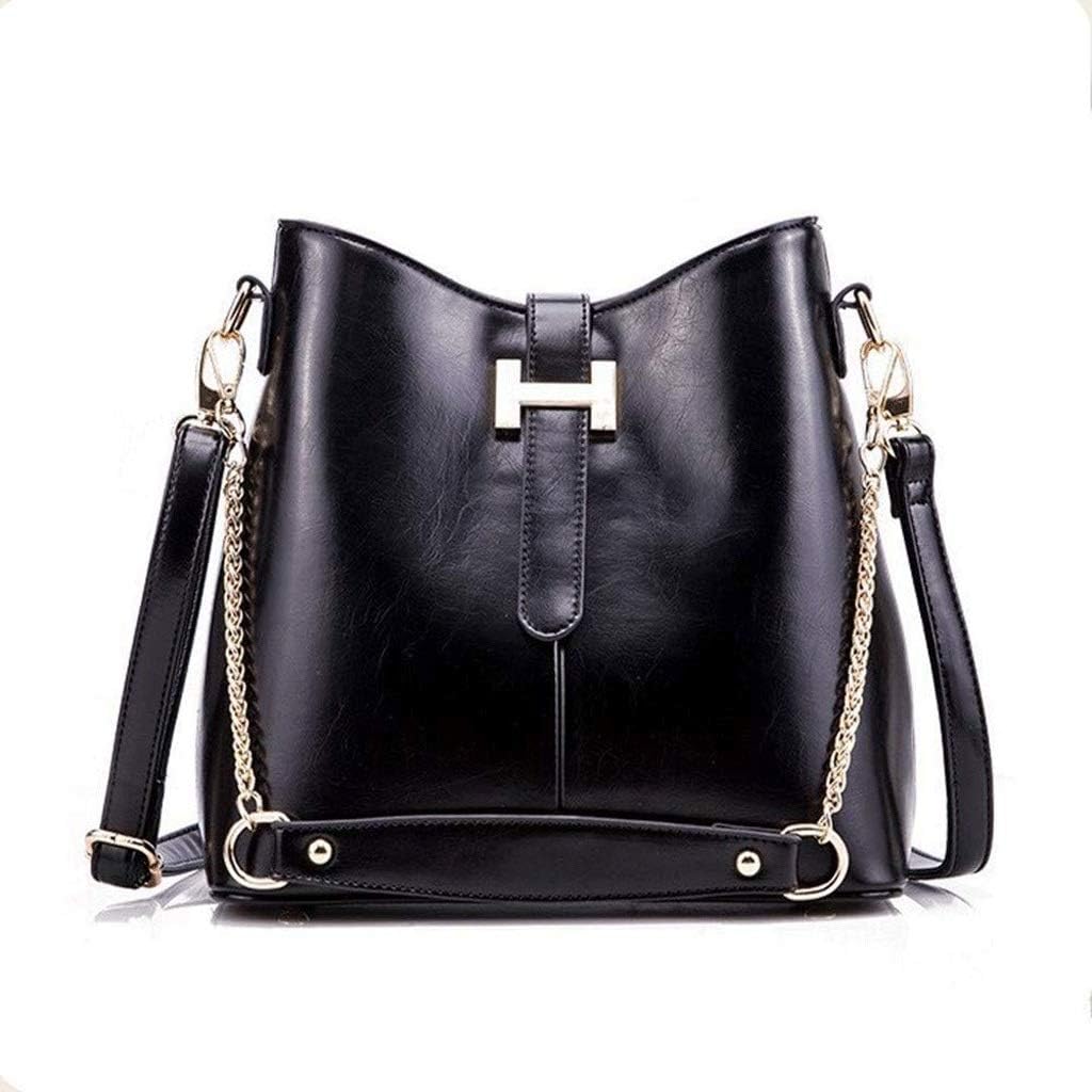 Handbags, Single Shoulder Ladies Messenger Bags, Solid Color Leather Material Ladies Handbags