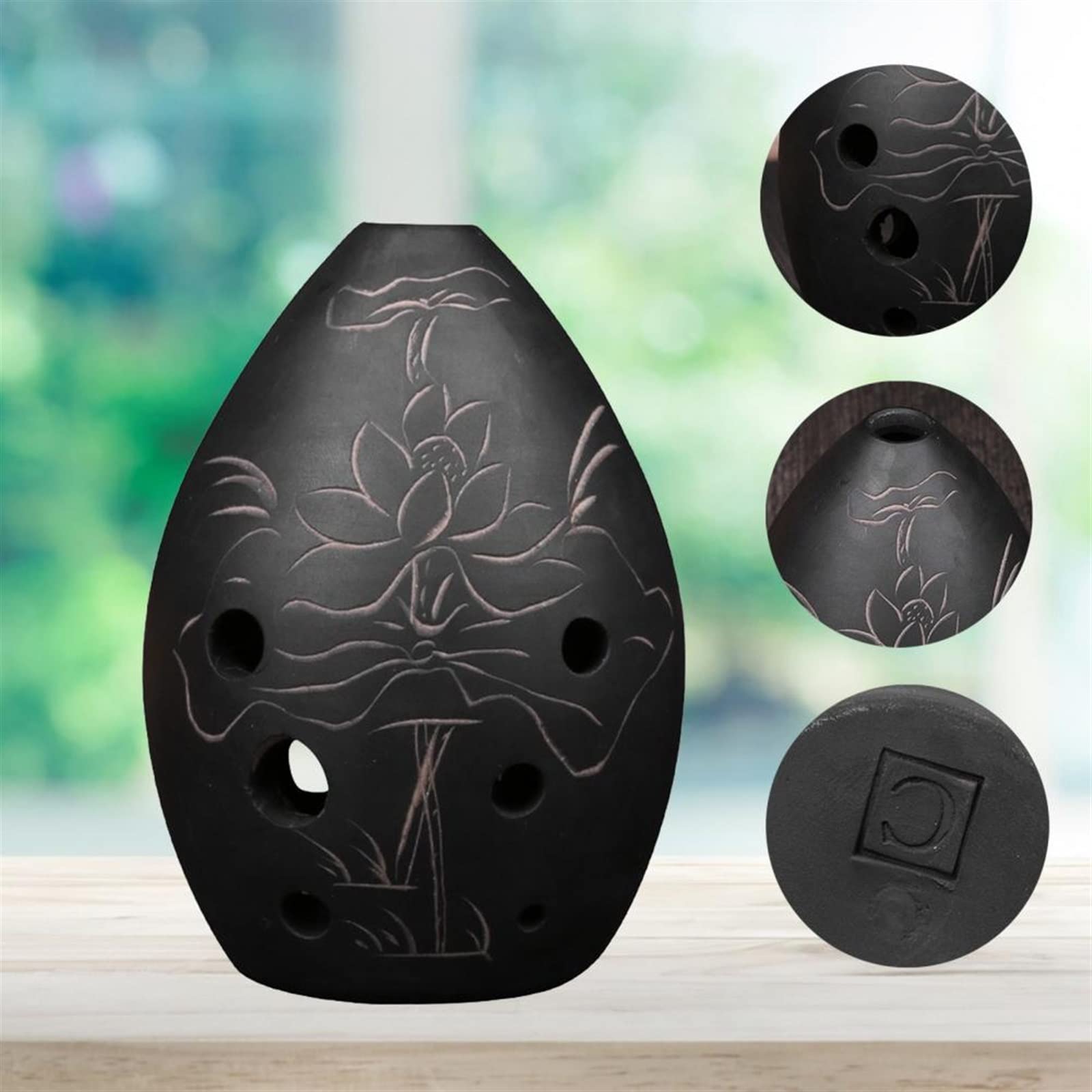 Ocarina flöte Chinesische Flöte Portable Clay Xun 8 Löcher Xun Instrument Für Musik Ocarina