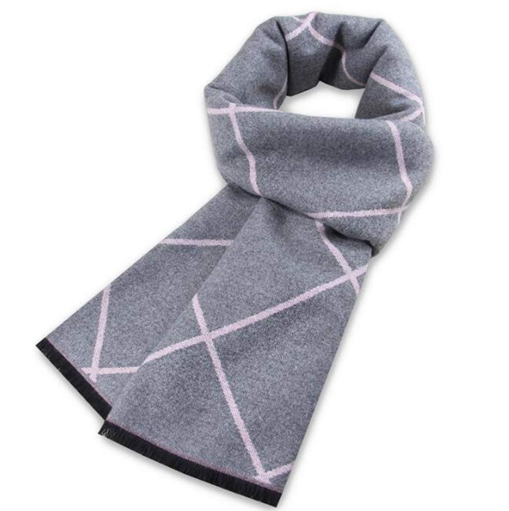 Écharpe foulard contre le froid hivernal châle doux imitation cachemire femme