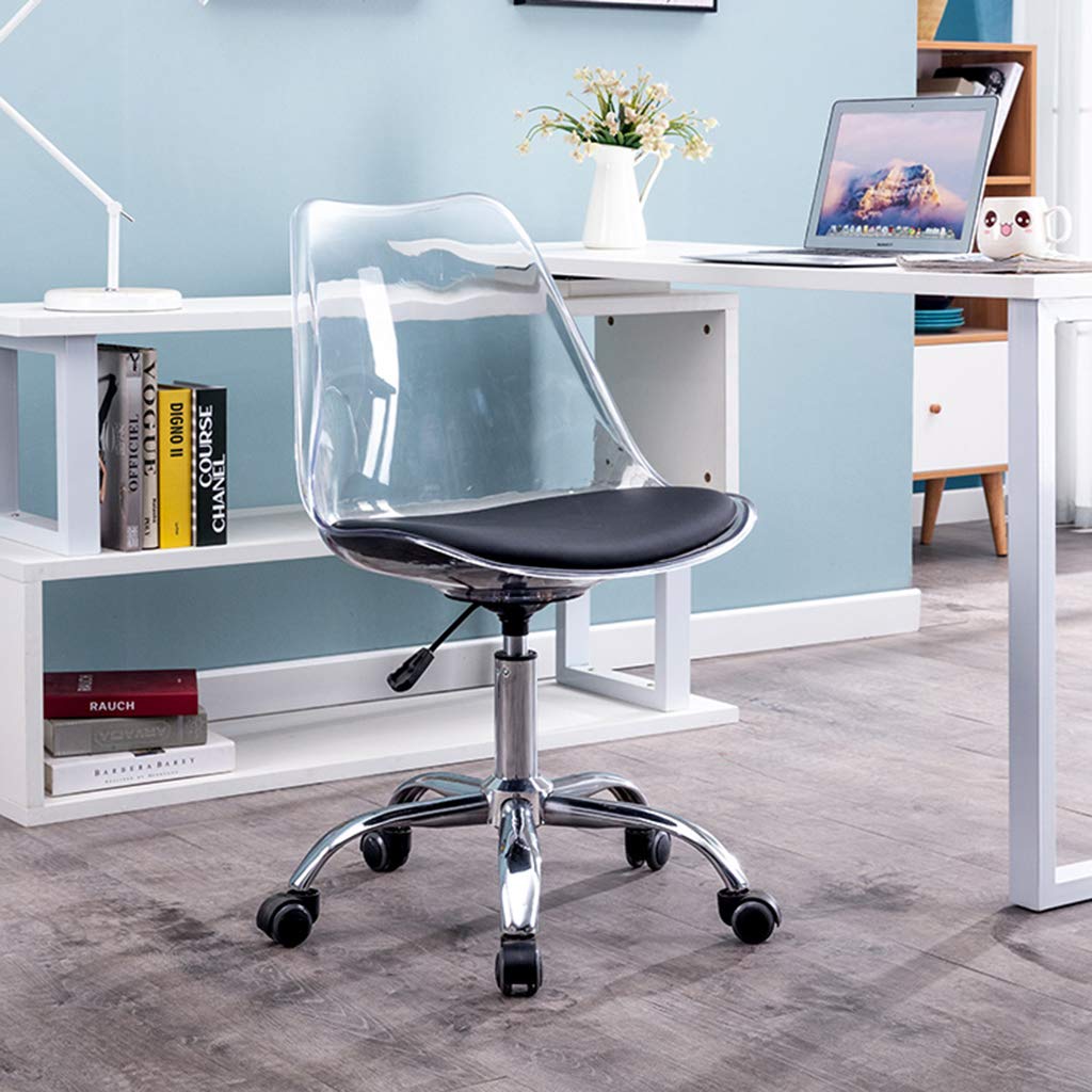Ergonomiczne krzesło biurkowe z obrotem o 360 stopni, do domowego biura i salonu