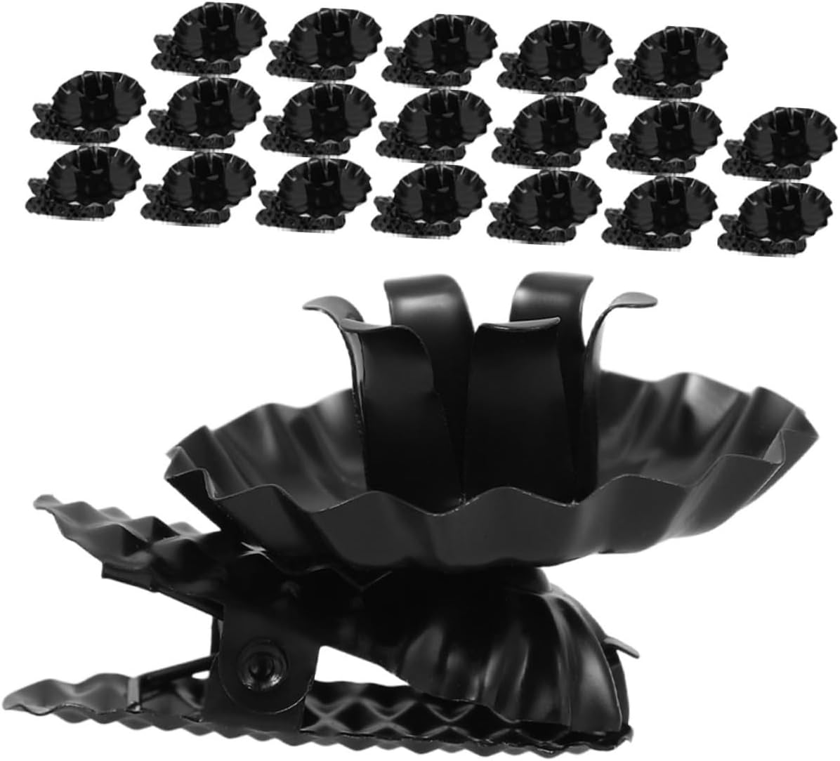 100pcs Christmas Candle Holder Clips Metal Tealight Candle Holders for Tree Decoration Stable Base for Home and Party Use Assured Support for Dripping