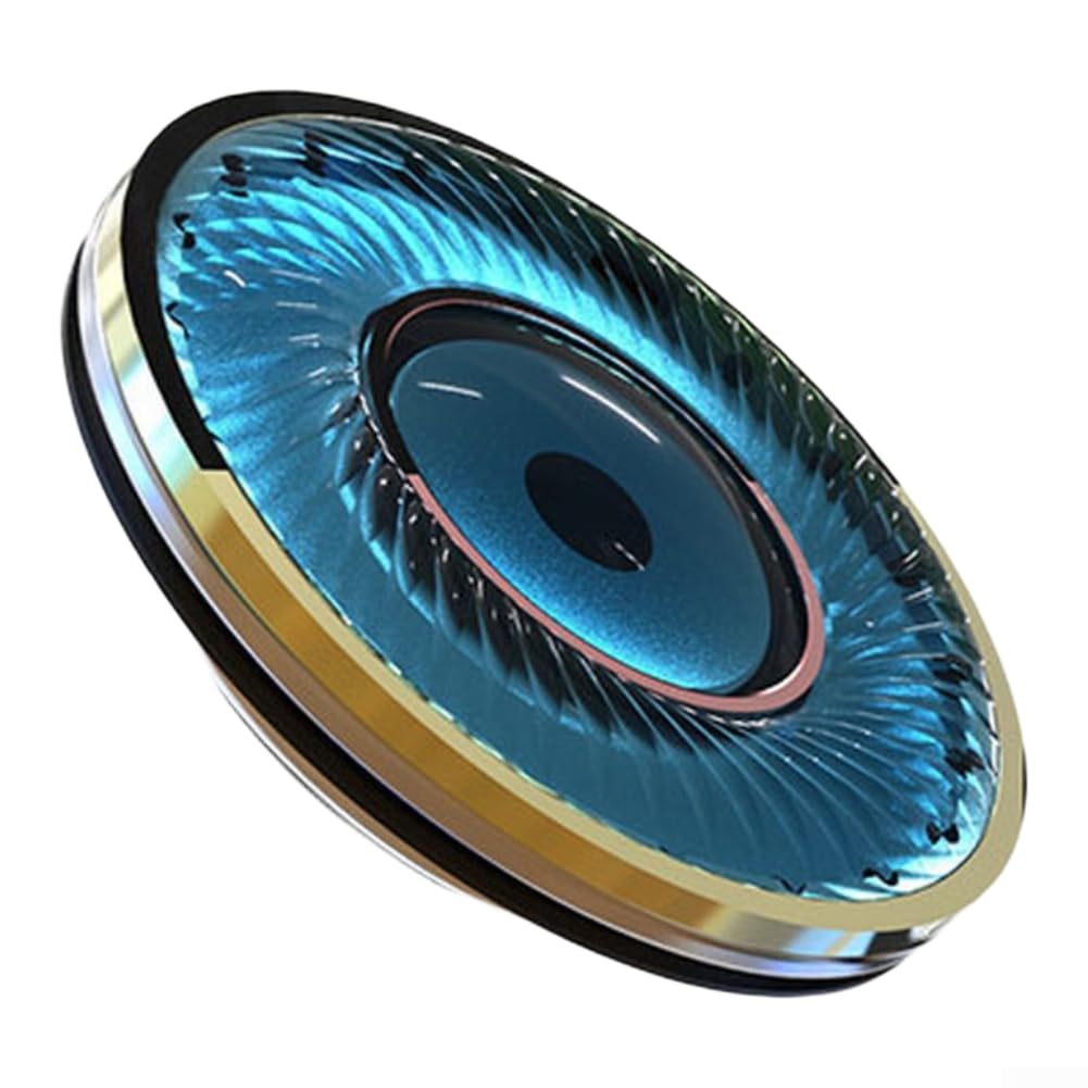 Driver a testa piatta da 15,4 mm, 300 Ohm, con risposta dei bassi profondi e tecnologia Helmholtz per kit di montaggio auricolari personalizzato (nero)