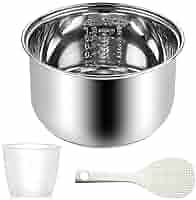 Amazon.com: Rice Cooker Pot Replacement, 304 Stainless Steel