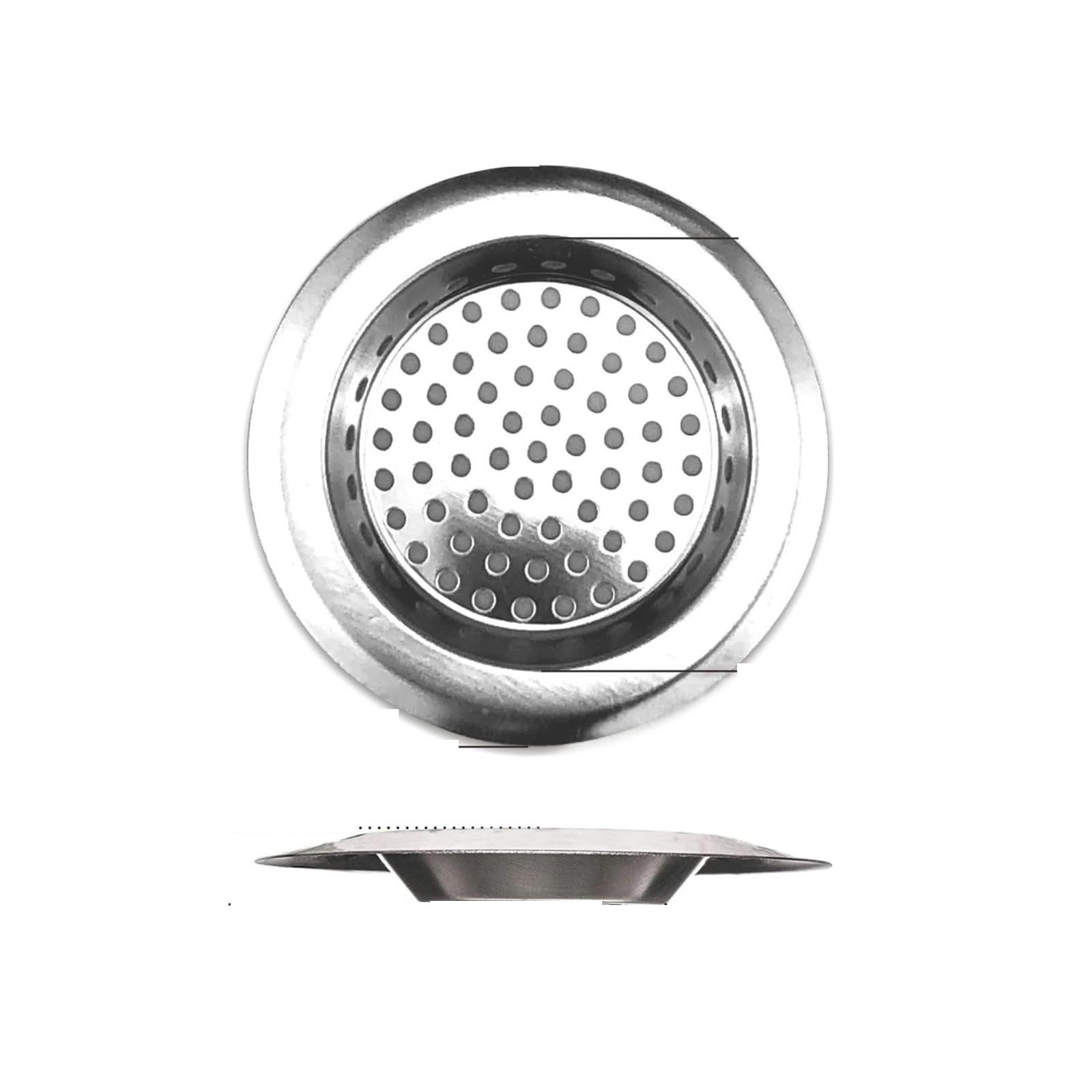 Baynopurin Color 4 Sink Strainer Waste 3Pcs Stainless Steel Sink Mesh Strainer