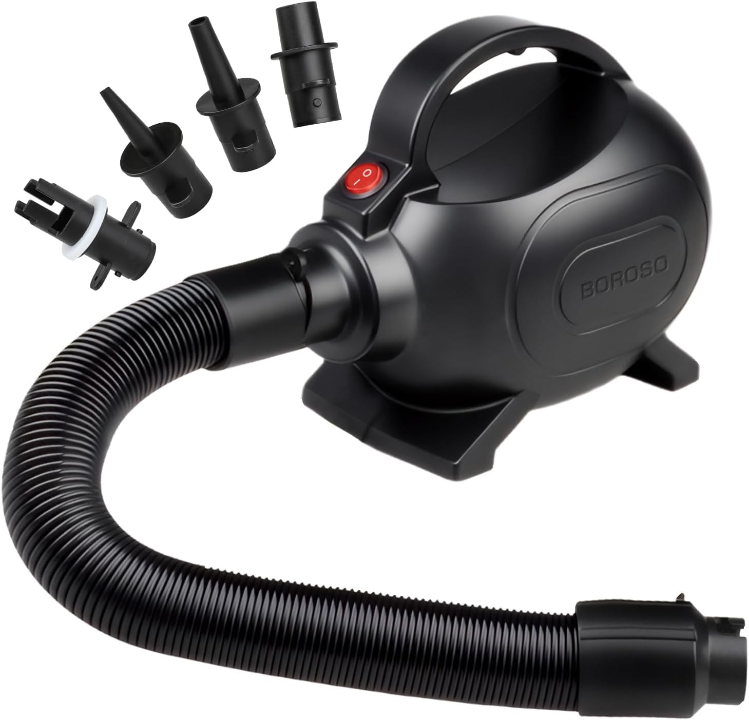 Bomba de aire eléctrica para juguetes inflables de piscina, colchón de aire portátil de llenado rápido de alta potencia, barco, balsa,