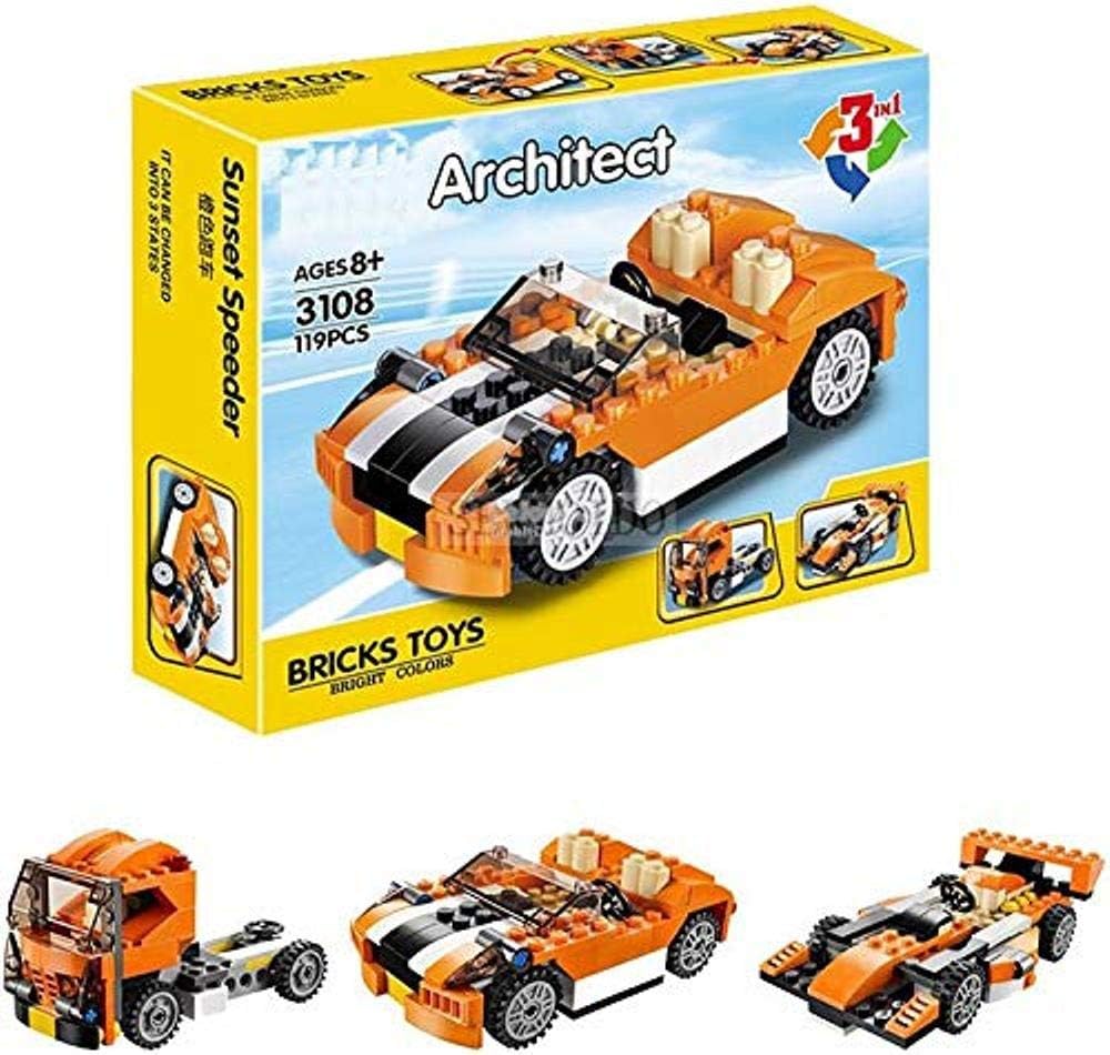 FunBlast Plastic Building Block Brick Educational DIY Toys, Multicolour, 8 years old or olde, 119 Brick Pieces