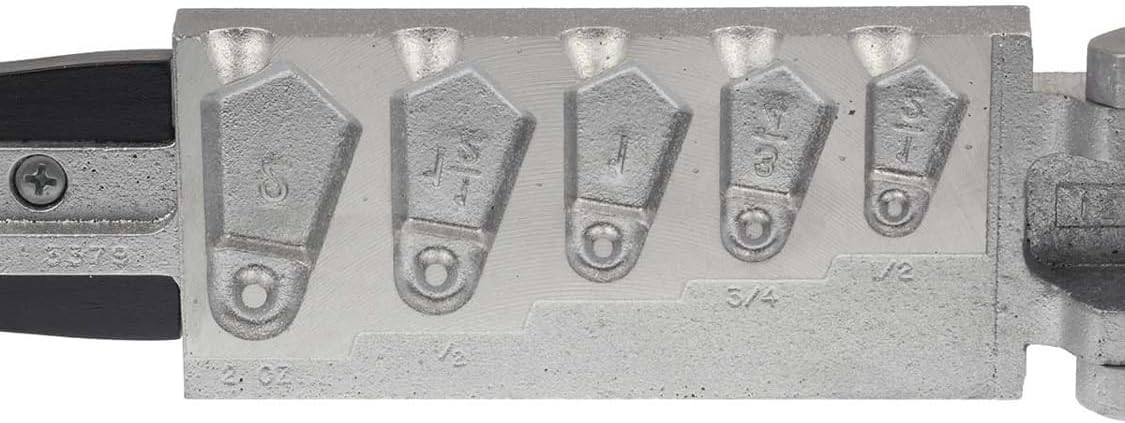 Do It Flat Bank Sinker 1/2, 3/4, 1, 1 1/2, 2 oz. Do it Mold (3379) FLB-5-A Cavities 5 Total