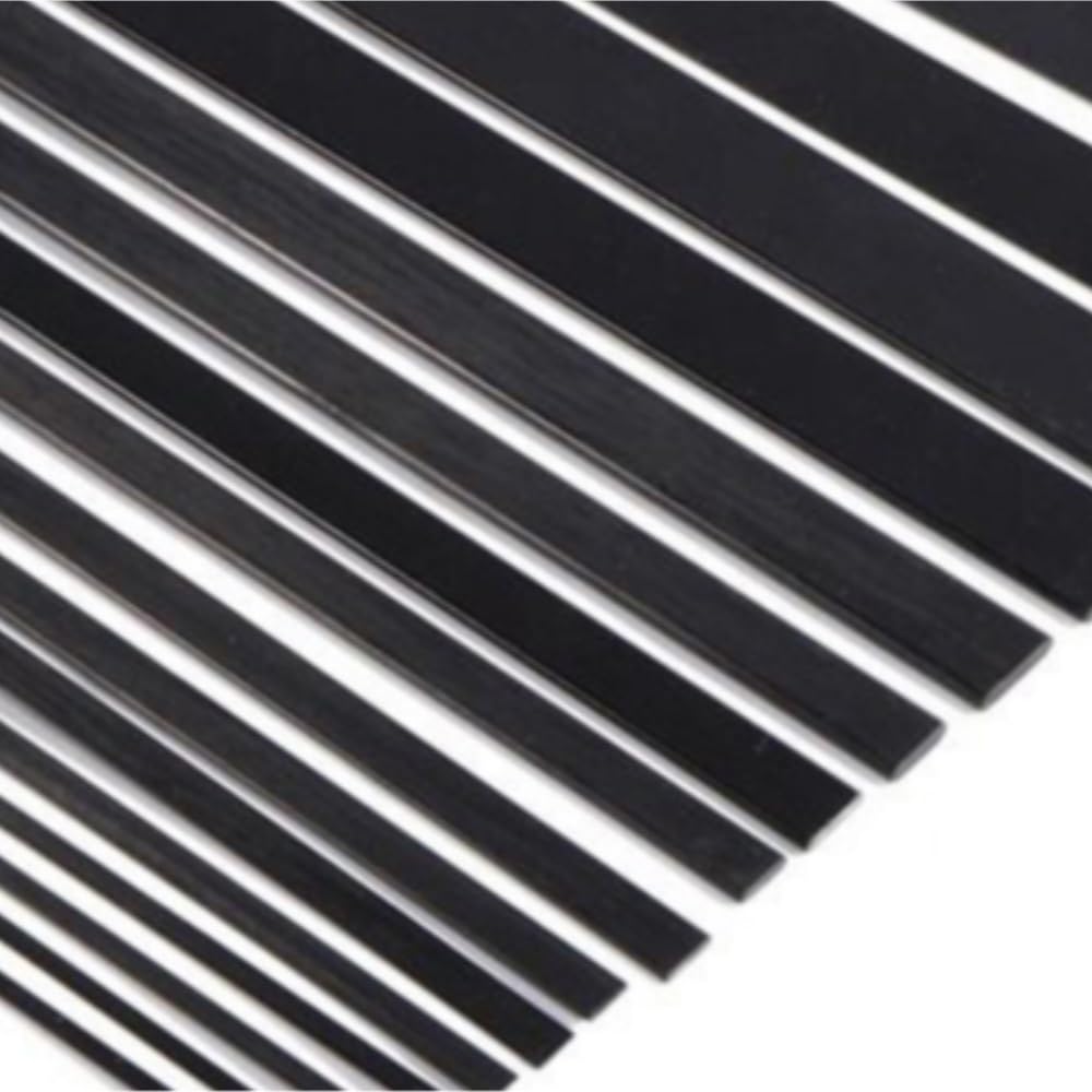 Lot De 2 Barres Plates En Fibre De Carbone, Tige En Fibre De Carbone De