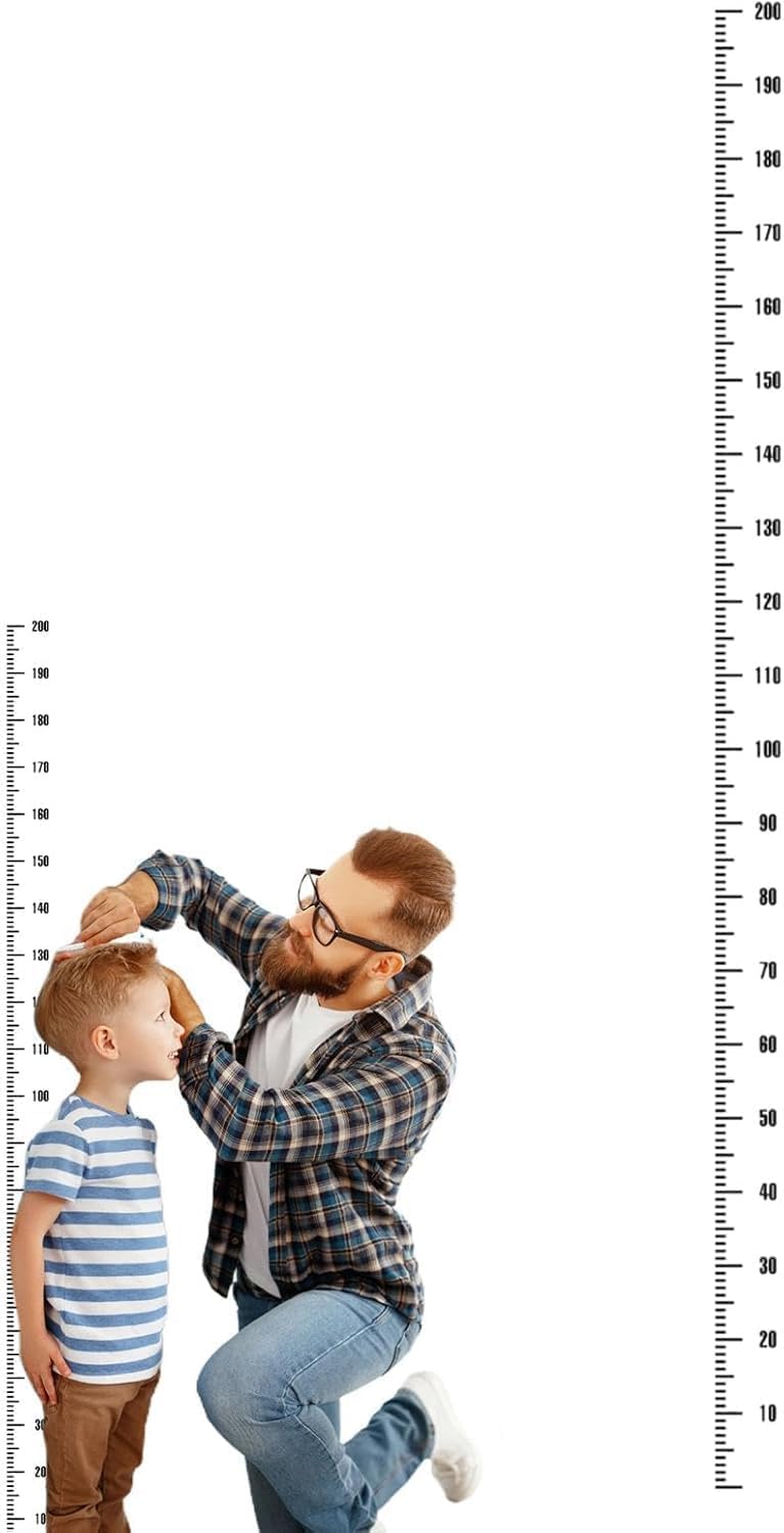 ORBITORA Kids Growth Chart Wall Sticker- Height Measurement Wall Decal for Nursery & Bedroom - Removable & Waterproof(Up to 200cm) 2