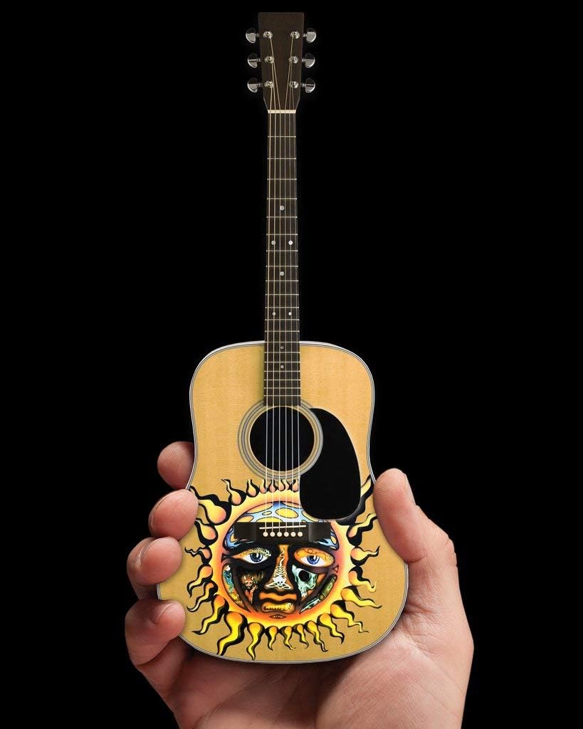 Iconic Concepts Iconic Sublime Large Sun Face Mini Replica Acoustic Guitar (2M-S09-5006)