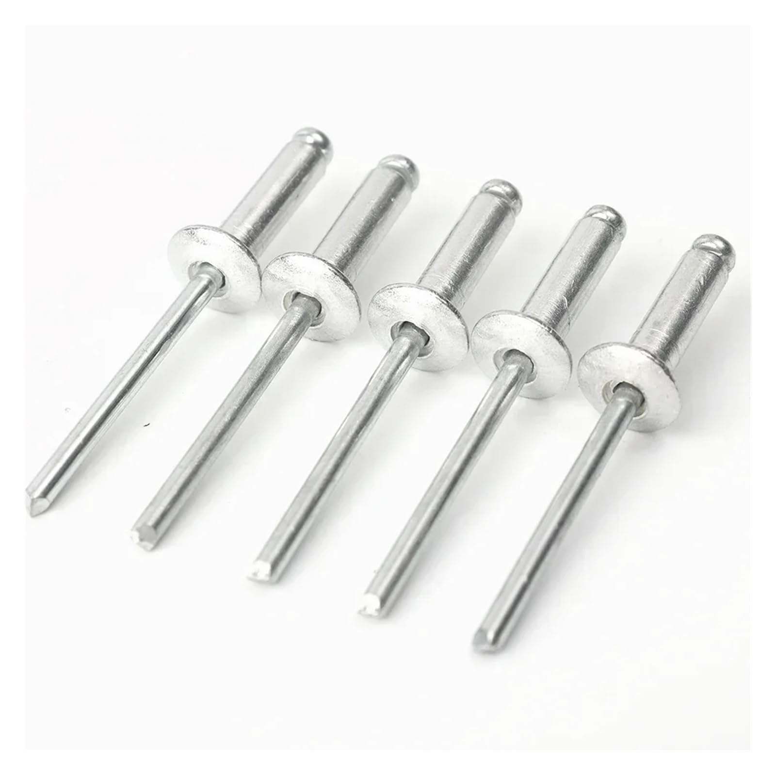 Kit surtido de remaches Pop de aleación de aluminio, 120 Uds., M3.2 M4, cabeza de cúpula, remaches ciegos, juego de sujetadores for caja de herramientas de reparación de muebles
