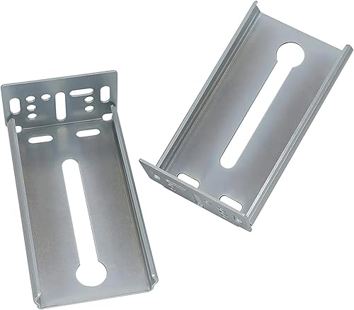 LONTAN 6 pares de soportes de montaje traseros para cajones deslizantes para cajones de gabinete deslizante para gabinetes de marco frontal para