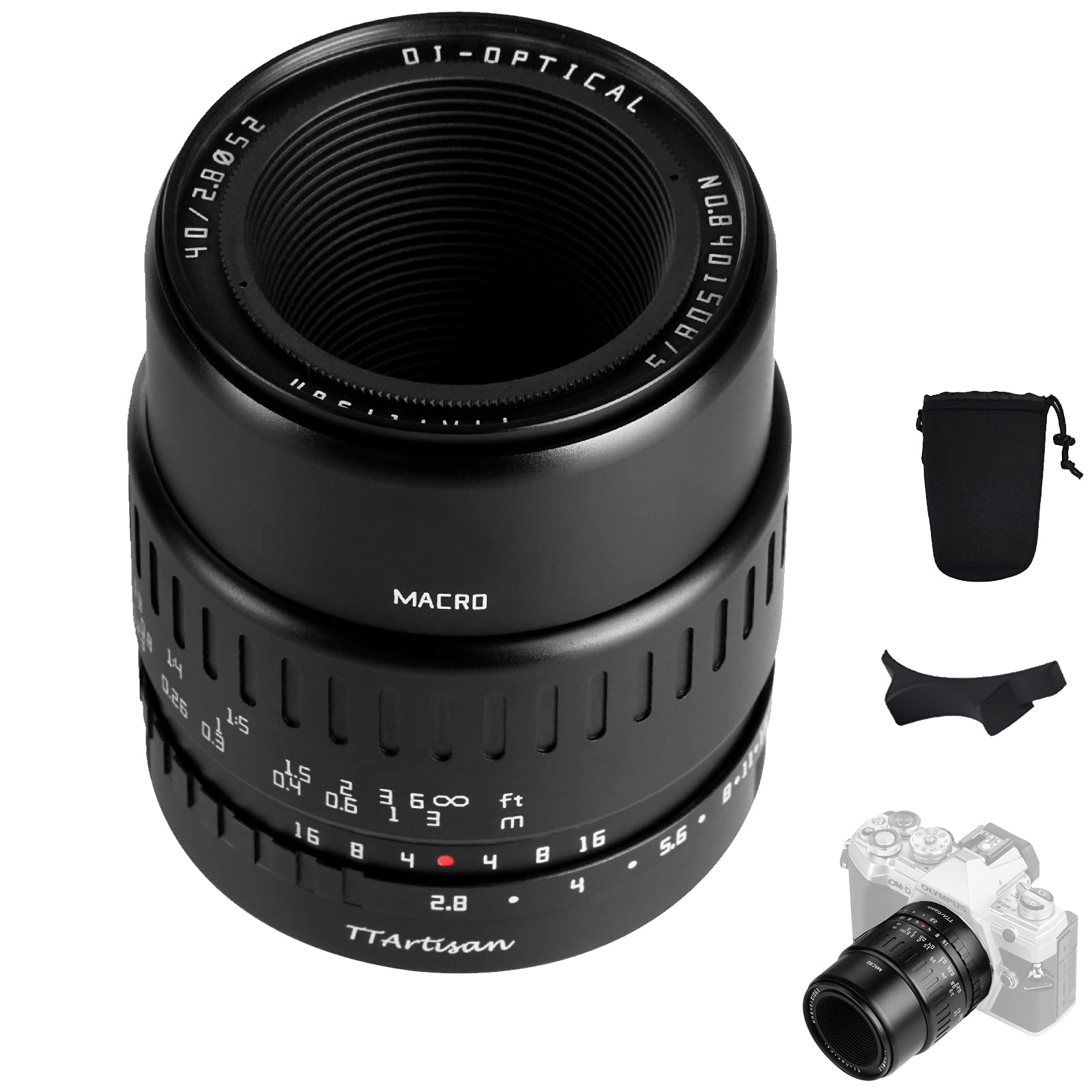Amazon.com : TTArtisan 40mm F2.8 APS-C M43 Mount Camera Olympus