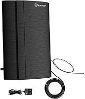 Vista 1 de ANTOP Amplified AM/FM Antenna,Indoor Radio Antenna for Universal Stereo Radio Audio Signals RF Broadcast Receiver,AT-212FM