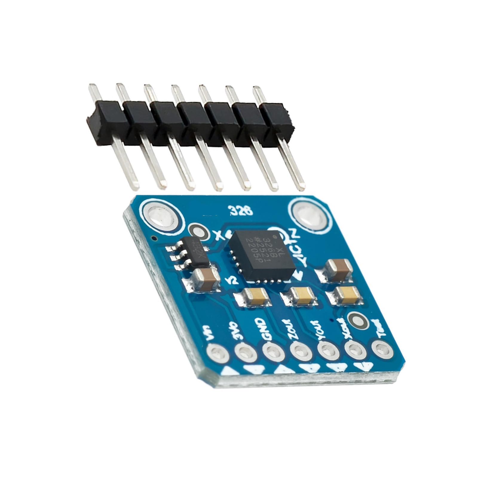ADXL326 5 V Dreiwellen-Beschleunigungsmesser, Modul-Regler, 3,3 V, Beschleunigungsmesser, sensorische Entwicklung, vollständige Montage, sensorische Robotik-Navigation