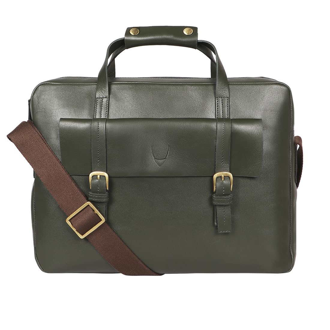 mens RONALDO I SB Large Emerald Briefcase-image-31