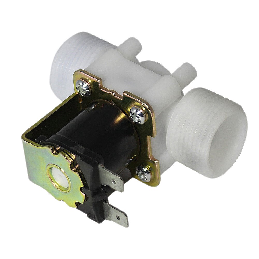 FUNUANANG 3/4 Inch Water Inlet Solenoid Valve - AC 110V Normally Closed, Plastic Threads - View #9