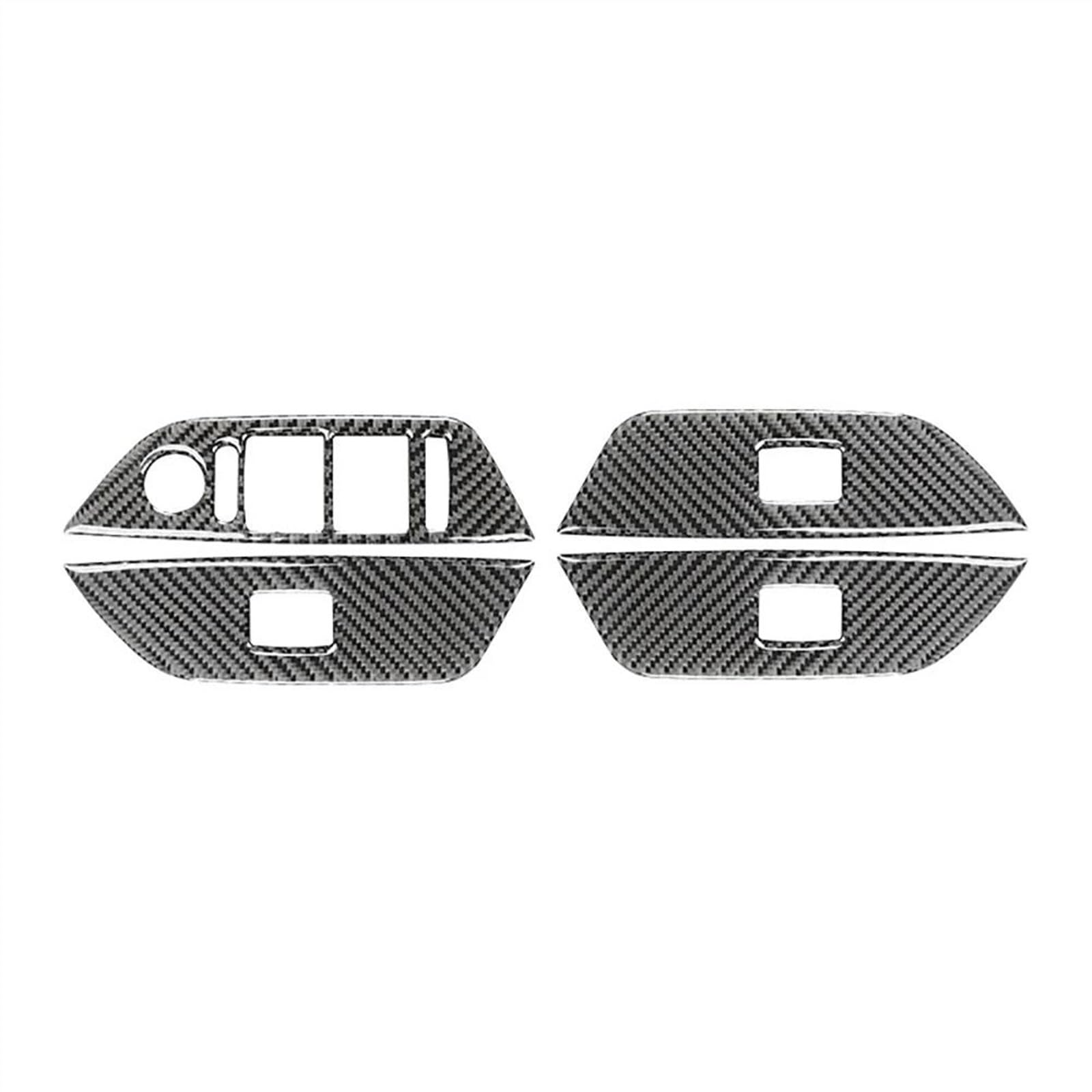 for X1 E84 2009 2010 2011 2012 2013 2014 2015 Carbon Fiber Car Window Lifting Panel Decorative Stickers Interior HGMGFYCX(LHD)