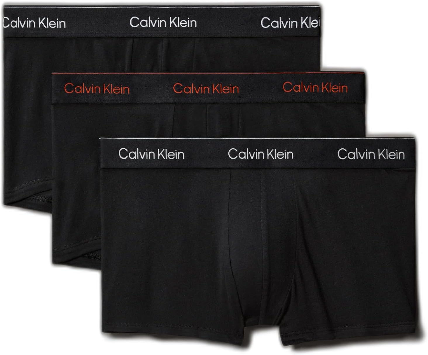 Calvin Klein mens Icon Cotton Stretch 3-pack Low Rise Trunk
