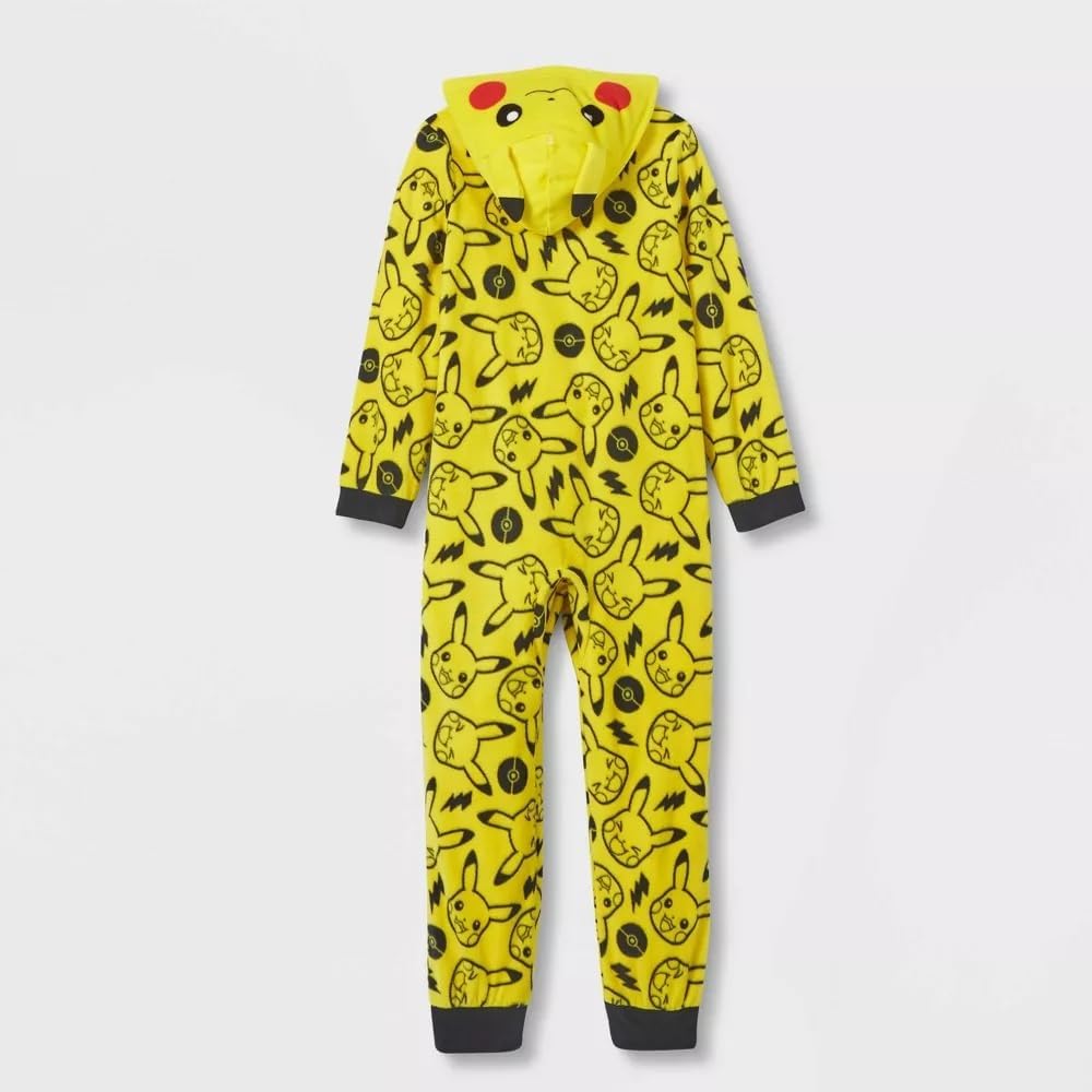 Pyjama Pikachu Officiel Pyjama Et Peignoir Pokémon Pikachu - Ensemble Officiel Garçons, Molleton Cadeau Noël Anniversaire Pokémon