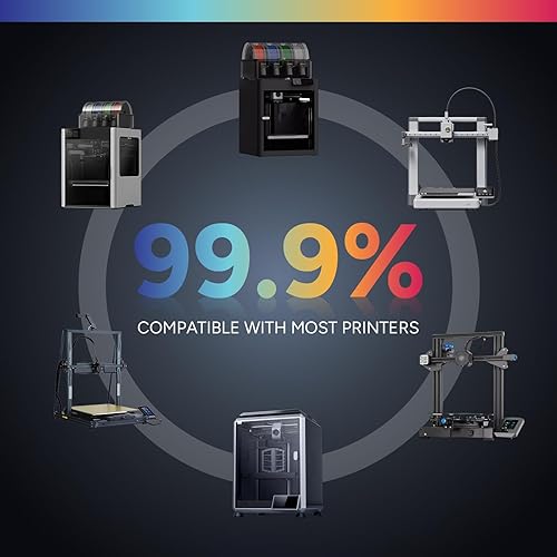 Vista 21 de Overture Petg - Filamento de 0.07 pulgadas con superficie de construcción 3D 7.87 x 7.87 pulgadas, consumibles para impresora 3D, carrete de 2.2 2.2