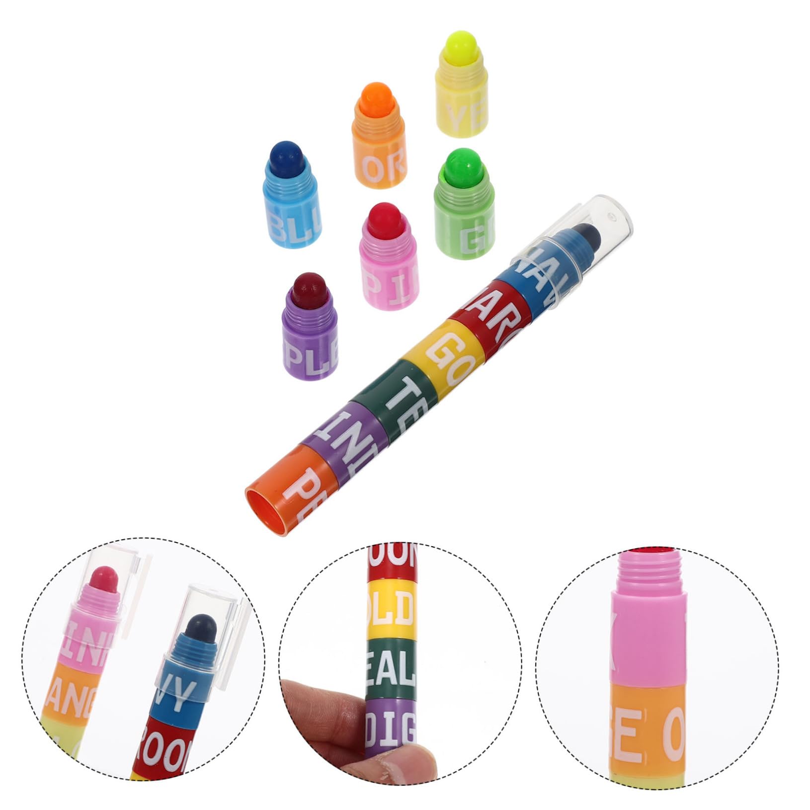 NUOBESTY 10juegos Marcadores Fluorescentes Pastel Escolares y Para Escritura y Dibujo