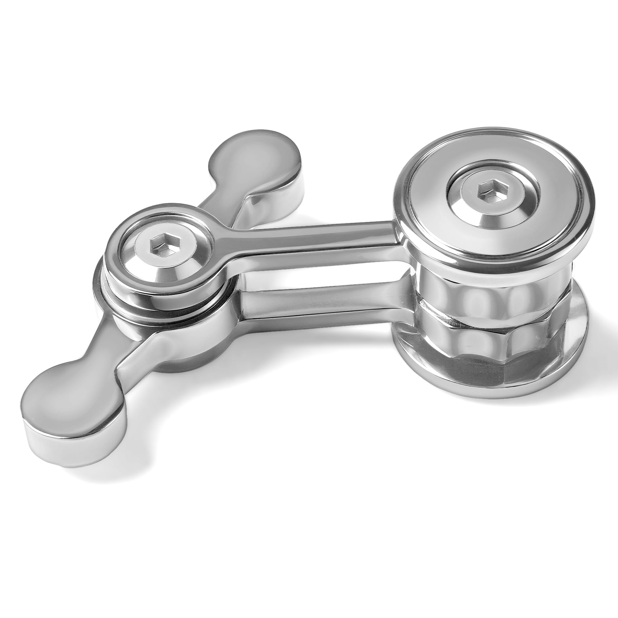 Silver Fidget Spinner for Adults, Metal Silent Figette Office Desk Toy Quiet Cool Gadgets Gifts for Teen Boys Kid Anxiety Stress Relief Calm Down Sensory Autism Autistic ADHD Special Need Must Have