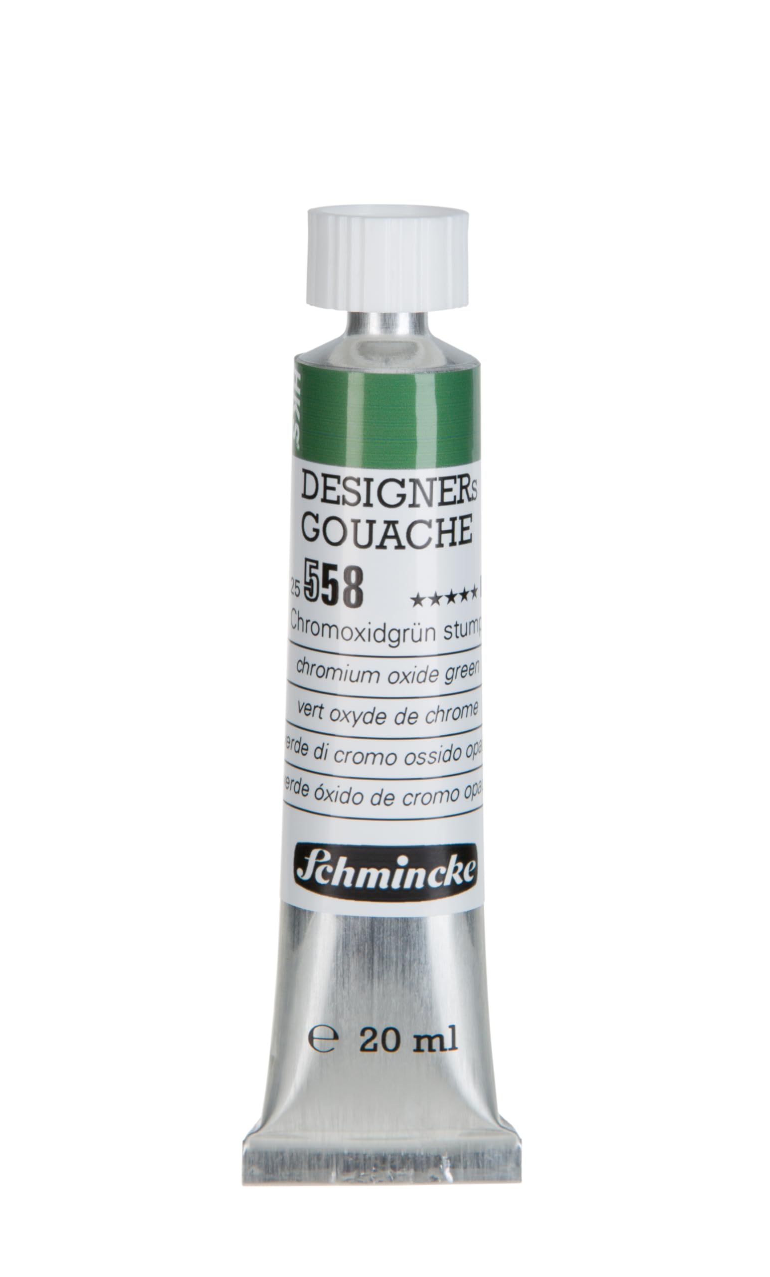 Schmincke : Designers Gouache : 20ml : Chromium Oxide Green