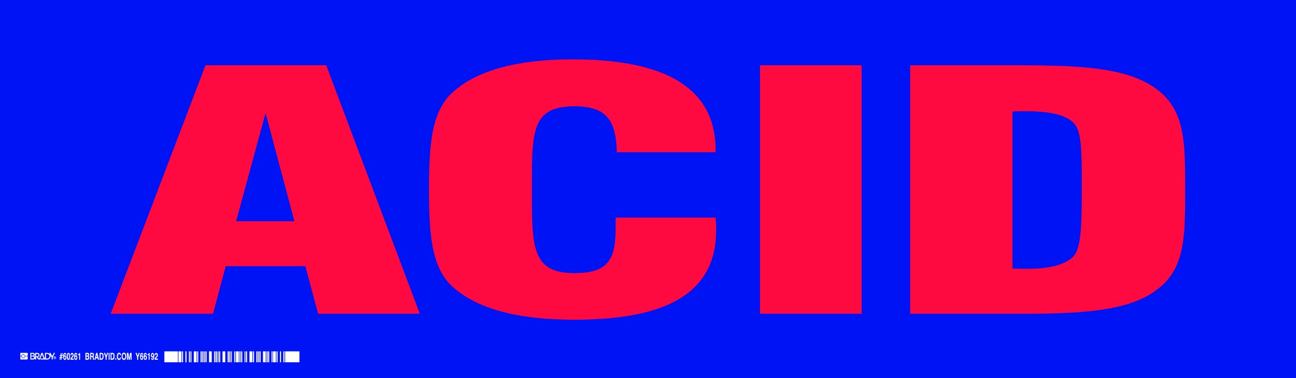 Brady 60261, Cabinet Label, 7