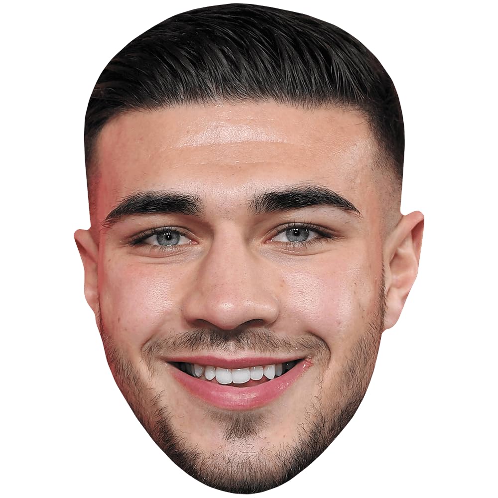 Tommy Fury (Smile) Celebrity Mask, Flat Card Face, Fancy Dress Mask