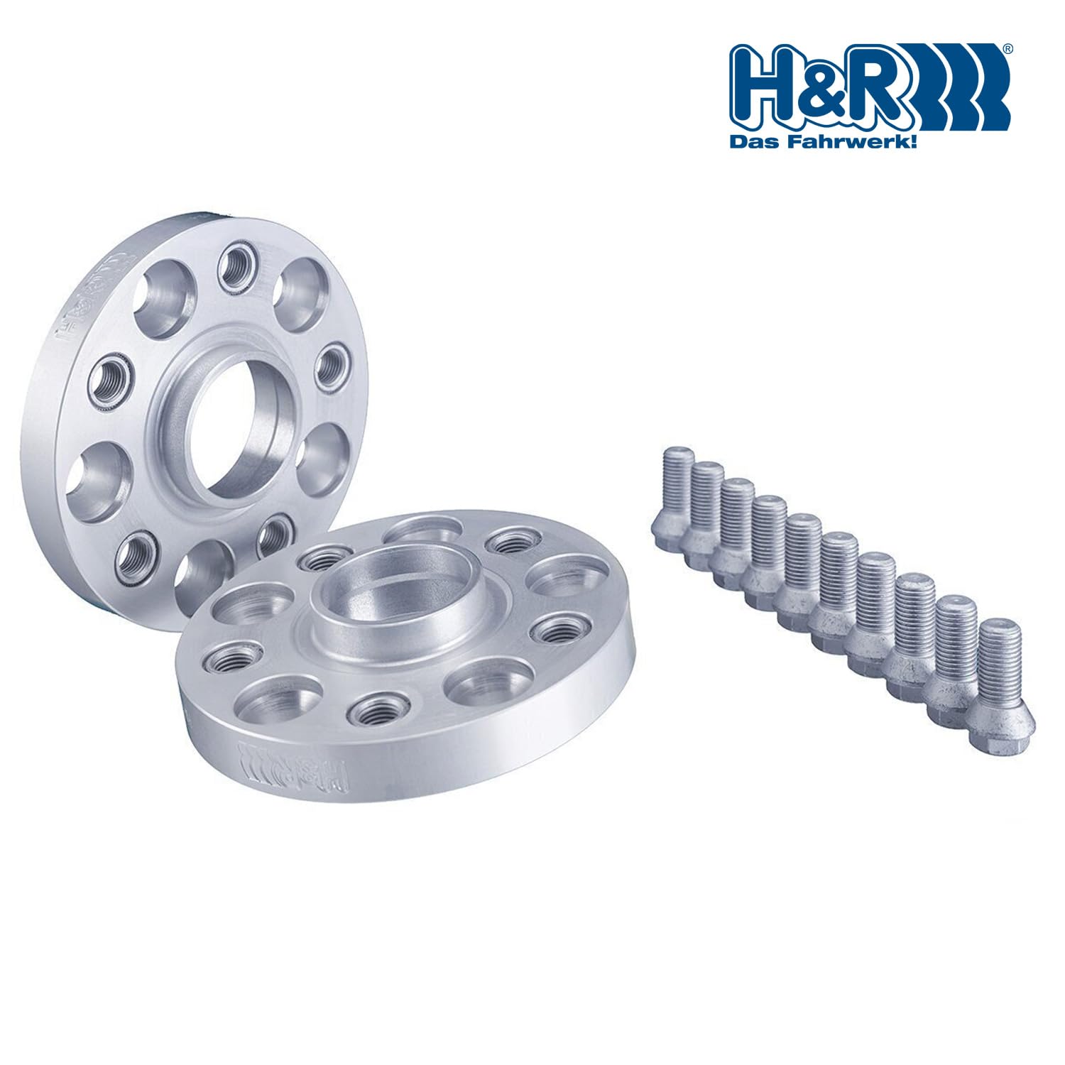 Spurverbreiterung TRAK+ Spurverbreiterungen/TRAK+ Wheel Spacers Hinten von H&R 40 mm (40556653) Distanzscheibe Räder, Silber