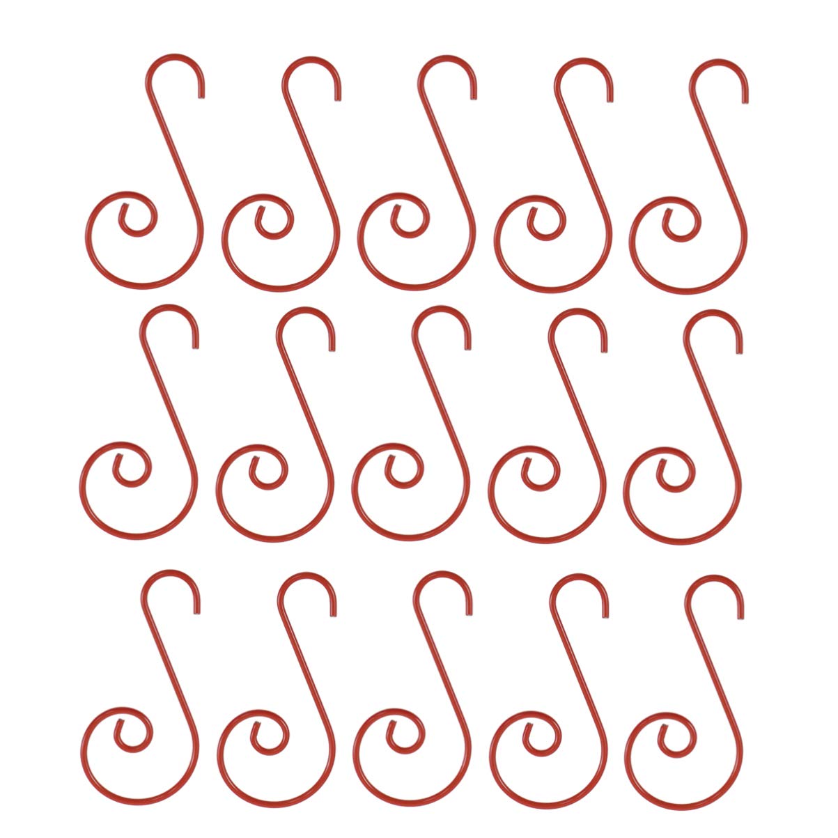 BESPORTBLE 100 Pcs Steel Hanger Hanging Spiral Christmas Hook Decorative Ornaments Hooks Christmas Bauble Hangers Hooks for Christmas Lights Xmas Tree Hangers Accessories Decorations
