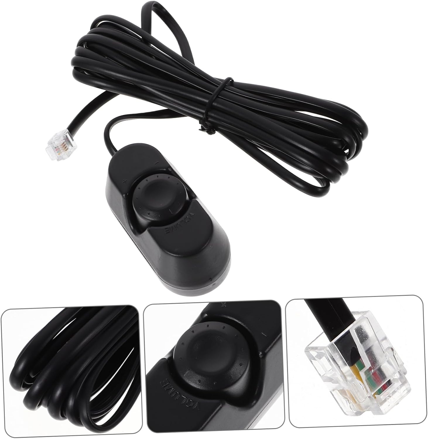 OUNONA Automotive Subwoofer Volume Control Knob Remote Power Amplifier Controller for Easy Installation Cars and Motorcycles Compatible with Various Audio Systems