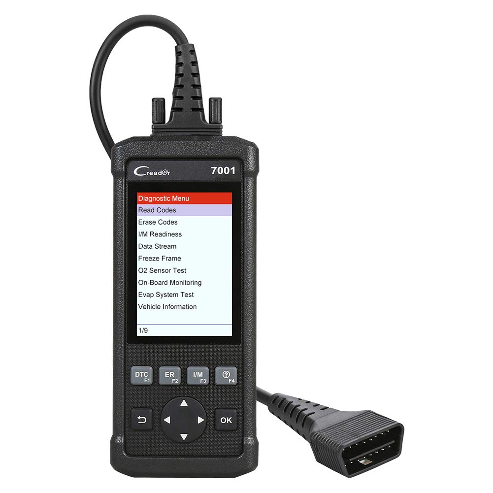 LAUNCH Creader 7001F OBD2 EOBD Automotive Diagnostic Scanner with Oil Reset, EPB BMS DPF SAS ABS Bleeding Reset Scan Tool for Technicians