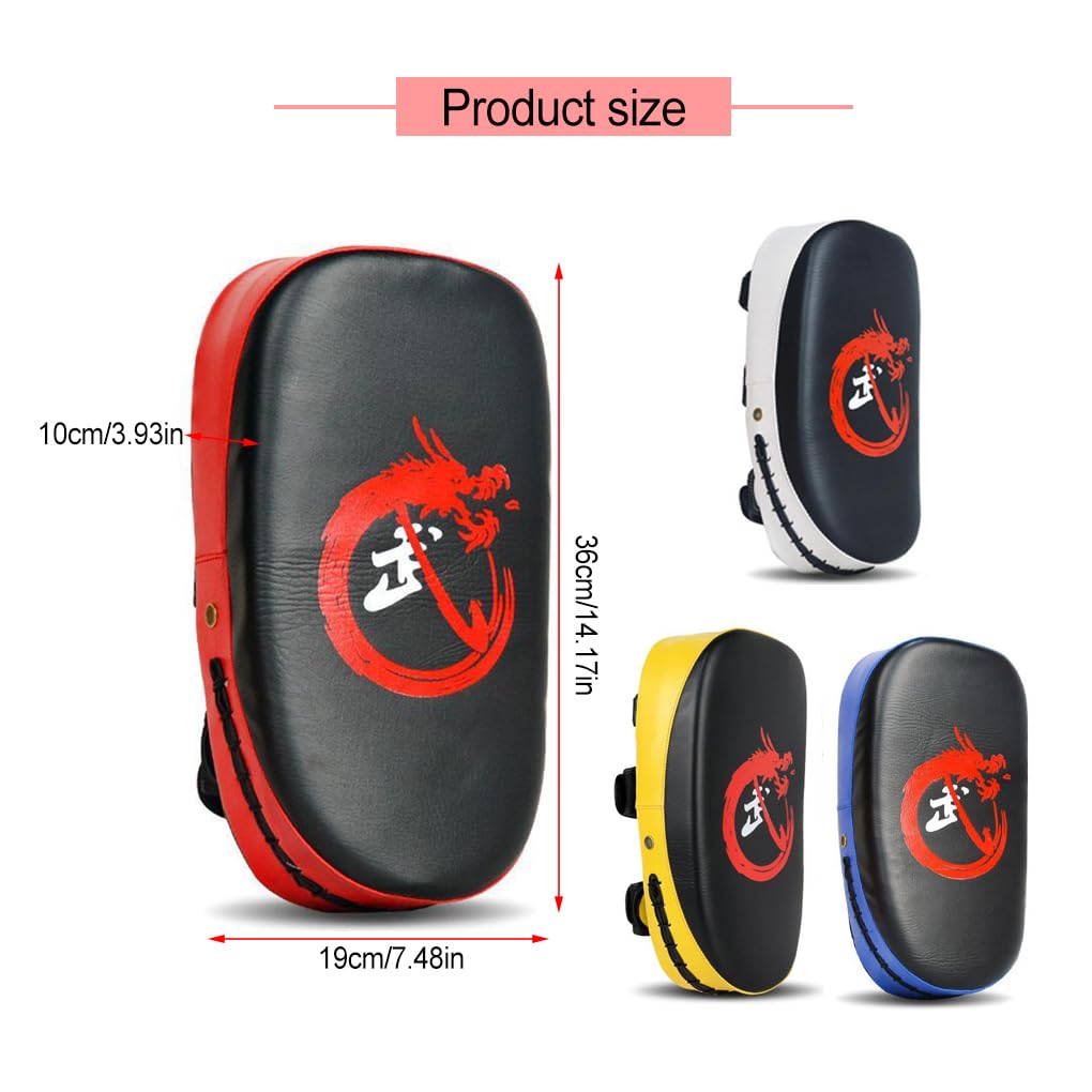 Pad Boxe Fitness Esercizio Allenamento Kickboxing Pad di Ricambio Sparring Pratica Portatile Protector Giallo