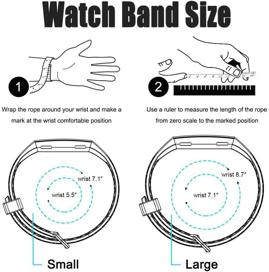 Replacement Bands Compatible with Fitbit Versa 2/Versa/Versa Lite, Sport Bands for Men Women image 2
