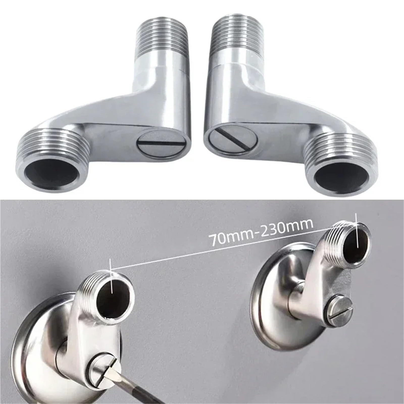 2 uds válvula angular grifo de ducha conector accesorios pie curvo codo cocina baño adaptador ajustable en ángulo para bafieras y duchas