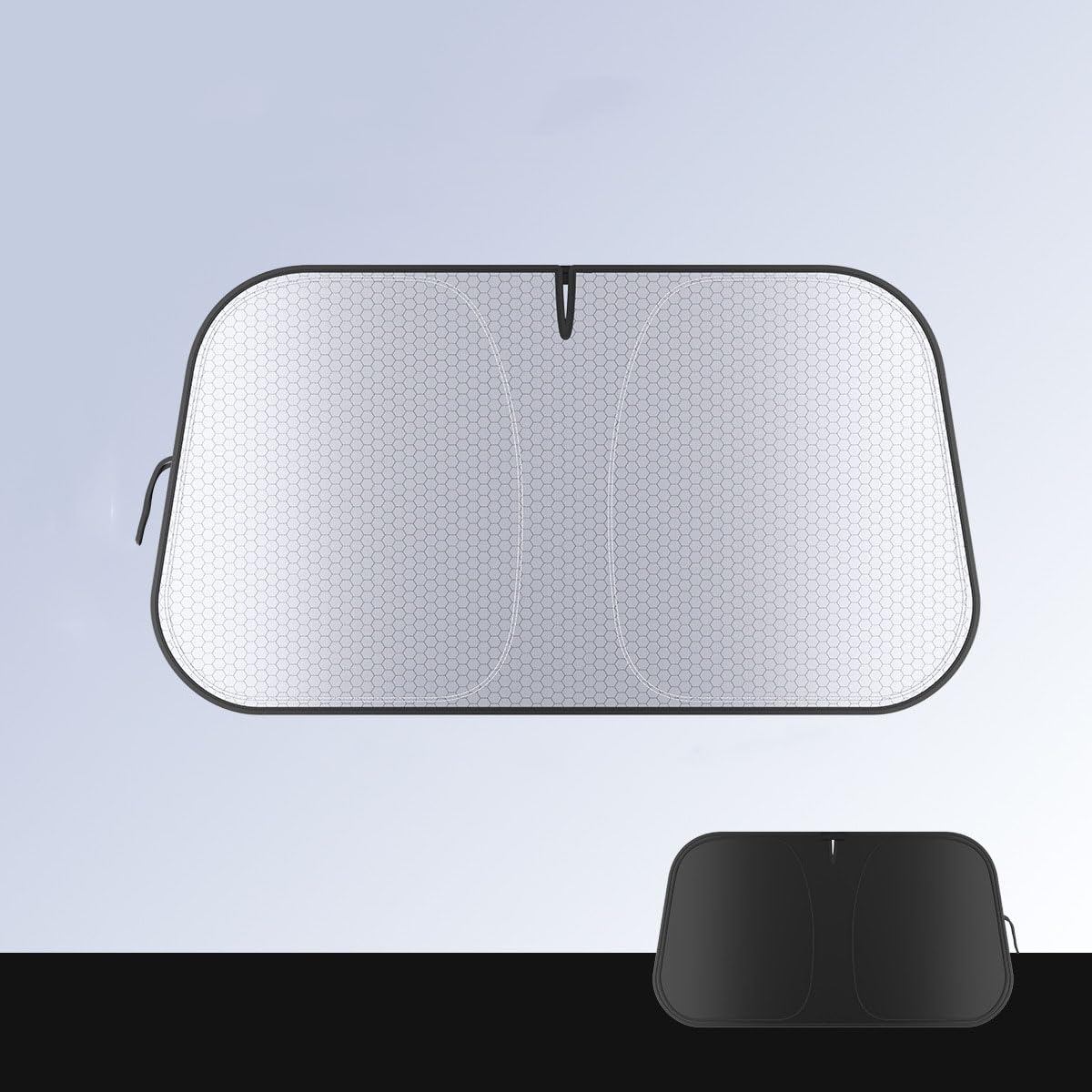 AZYQ Windshield Sun Shade for Toyota Yaris 1999-2025 XP10 XP20 XP30 XP40 XP60, Car Front Window Sunshade, UPF 50+ UV Ray Protection, Foldable Reflector Shield, Heat Blocker, Interior Protector