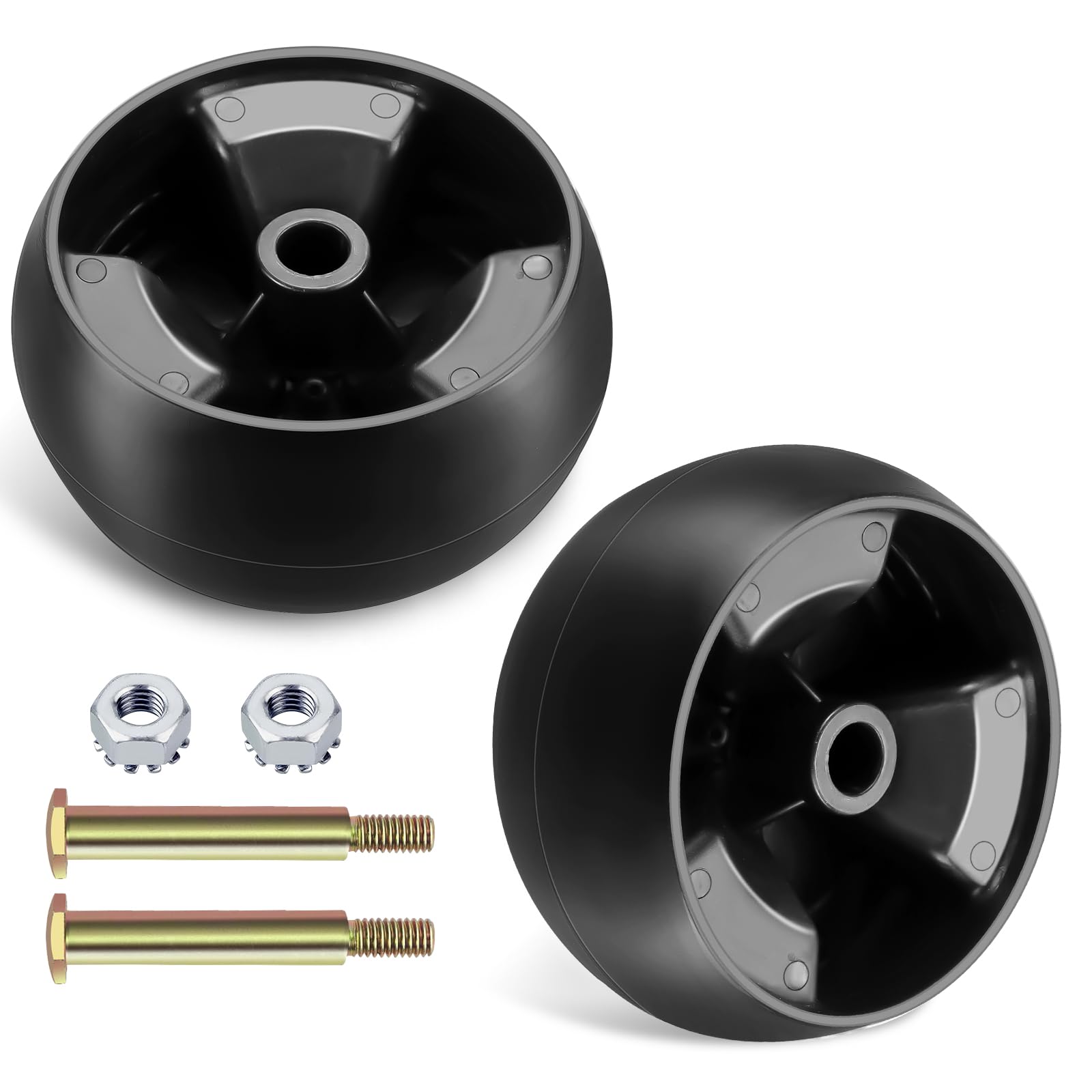 MTD Toro Mower Deck Wheels 4-Pack Deck Wheel Kit For Cub Cadet, MTD, Toro & More - 5" Diameter, Fits 753-04856A, 734-0973 & Other Models Lawn Mower Parts For Cub Cadet - Foto 8