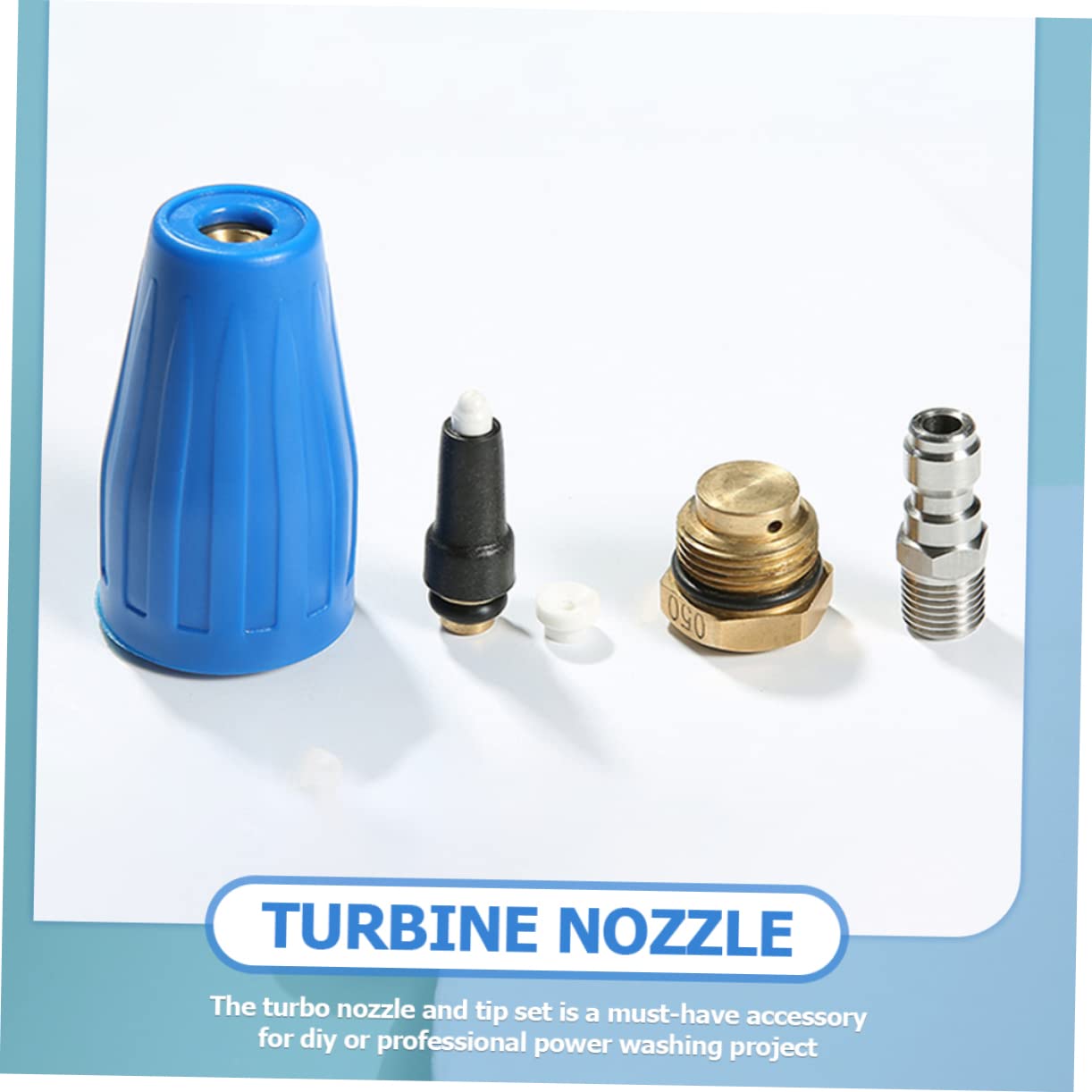 Wakauto Pressure Washer Rotating Nozzle Psi High Pressure Washer Accessory for Efficient Cleaning of Bricks Cars and More Essential for DIY and Professional Use