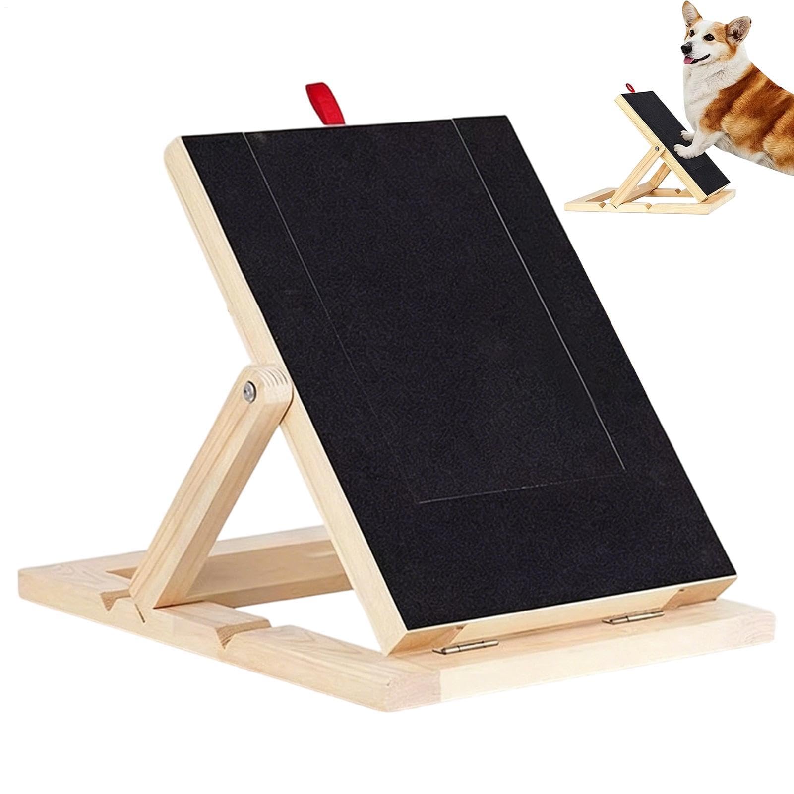 Tagliaunghie per cani, in legno, con cassetto per snack, per cuccioli di taglia piccola, media e grande, arricchimento per casa e appartamento