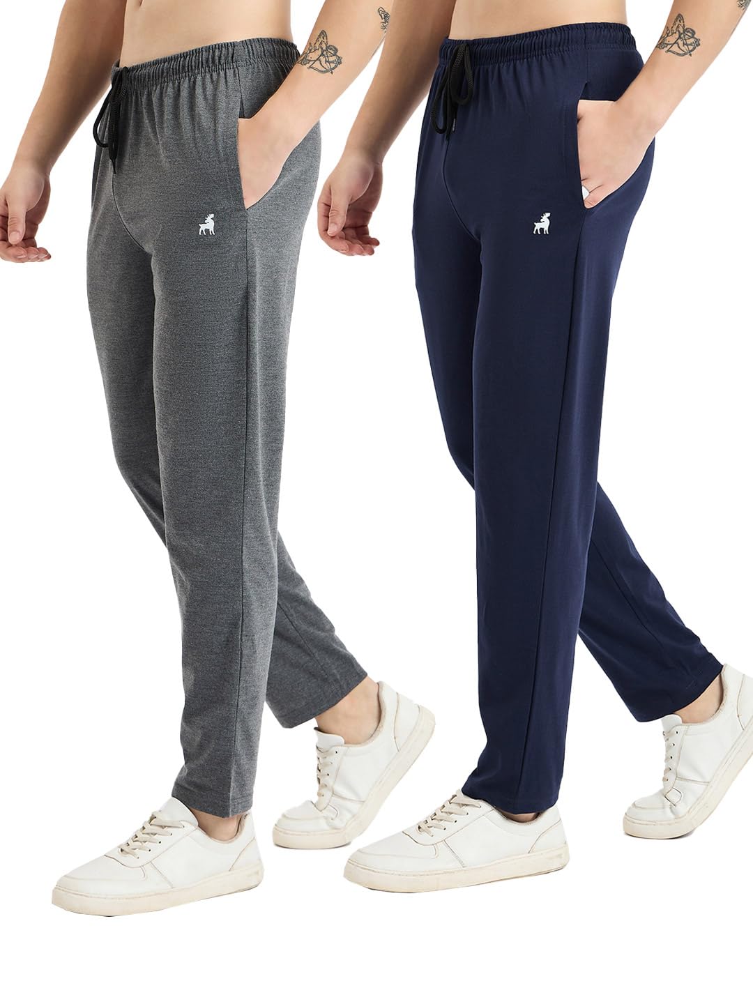 pivl Men Solid Cotton Blend Track Pant for Summer_Pack of 2-picture-46