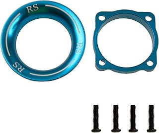 ShareGoo Metal Cooling Fan Cover Air Inlet Channel for 25mm x 25mm ESC Cooling Fan Heatsink Fit 1/8 1/10 1/12 1/16 RC Car ESC,Mounting Hole Distance 20mm (Blue)