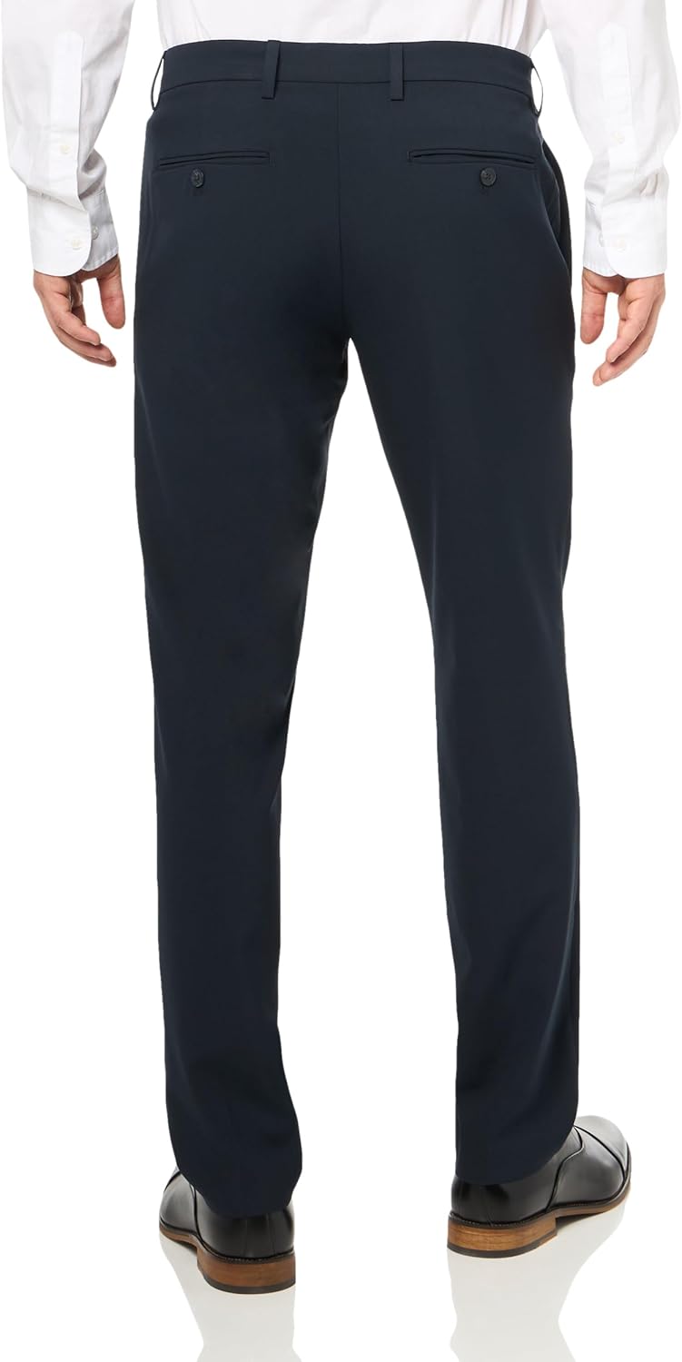 Savane Mens Slim Fit 4-Way Stretch Pant with Active Waistband - Image 2