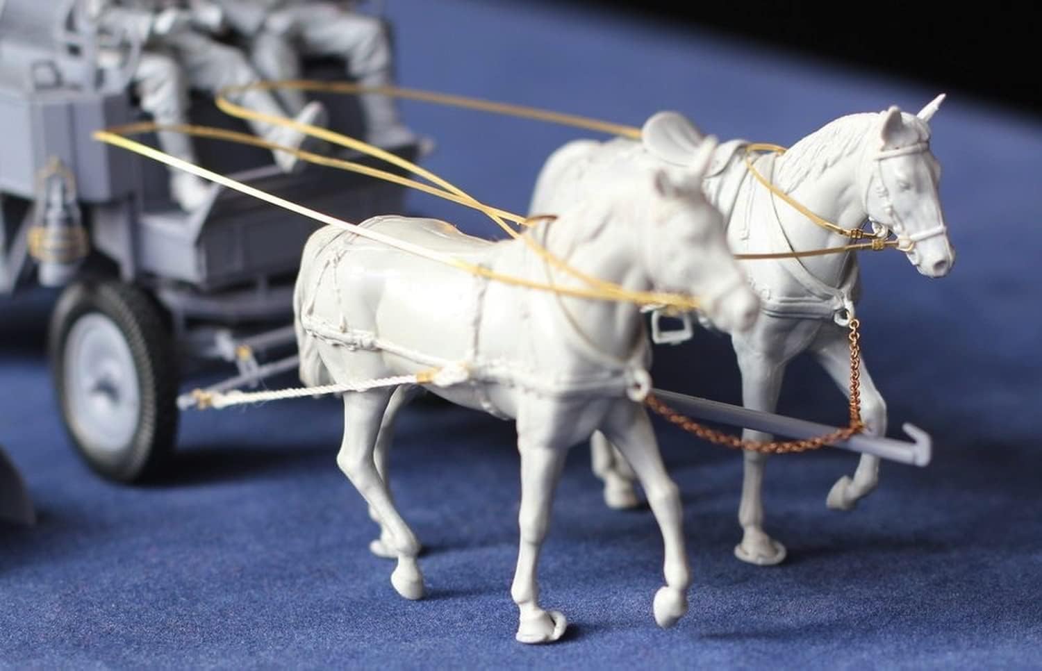 Amazon | リッチモデル 1/35 ドイツ HF.7 四輪輸送馬車 馬2頭