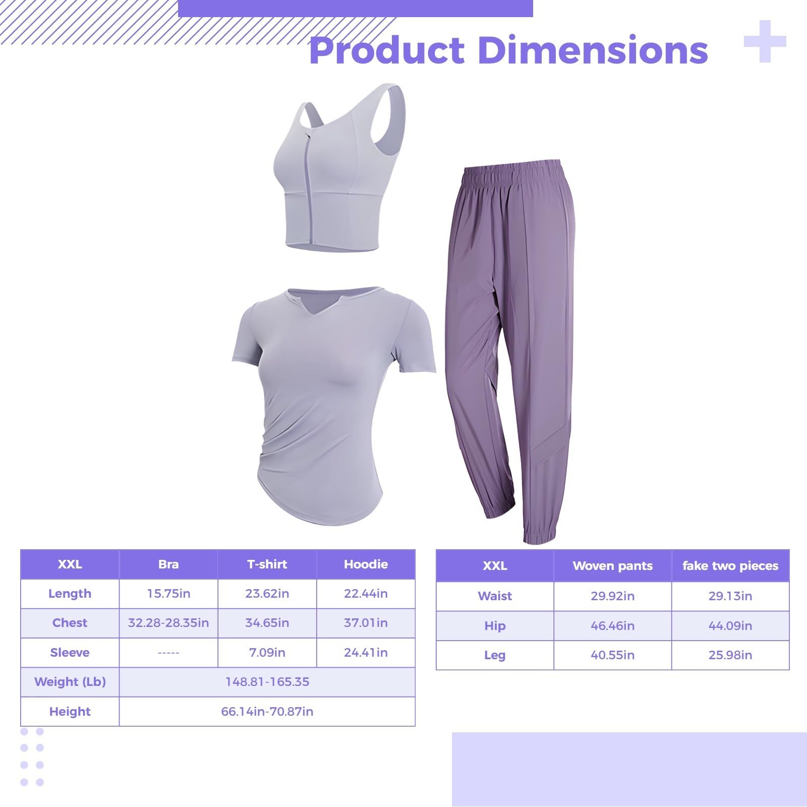 Conjunto de 3 piezas para mujer, brasier deportivo de elastano, parte superior y leggings largos, ideal para yoga, gimnasio y deportes, tela transpirable y antibolitas