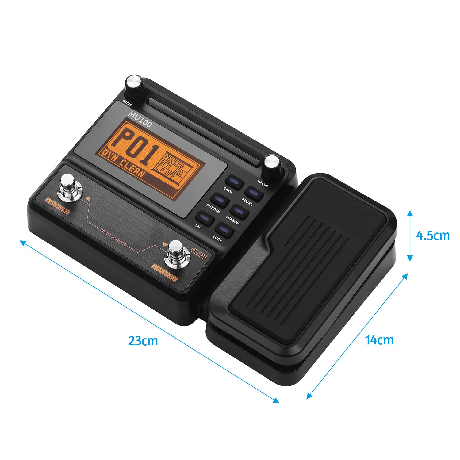 MU100 Guitar Multi-Effects Processor Electric Guitar Effect Pedal